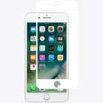 Τζάμι Προστασίας Οθόνης Πλήρης Κάλυψης iPhone 7 / 8 / SE Με Λευκό Πλαίσιο