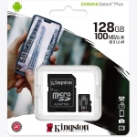 Kingston micro SDHC 128GB Canvas Select Plus με Αντάπτορα