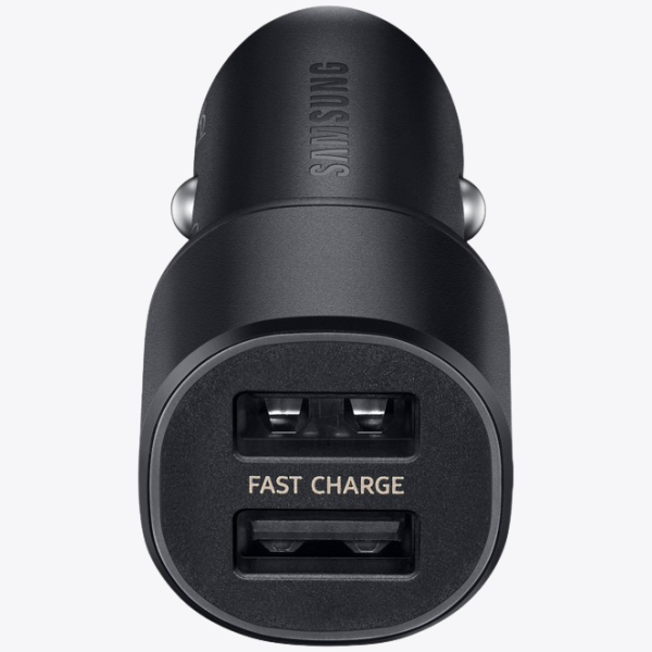 Samsung Φορτιστής Αυτοκινήτου Μαύρος με Δύο Θύρες USB - Image 2